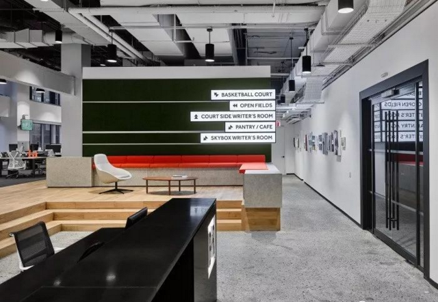 開放辦公室設計魅力——Bleacher Report辦公室