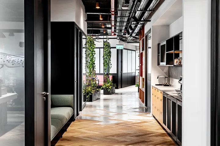 辦公室裝修設計新元素活潑宜人